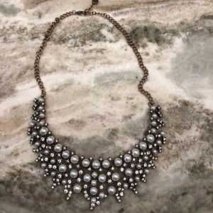 Pearl statement necklace